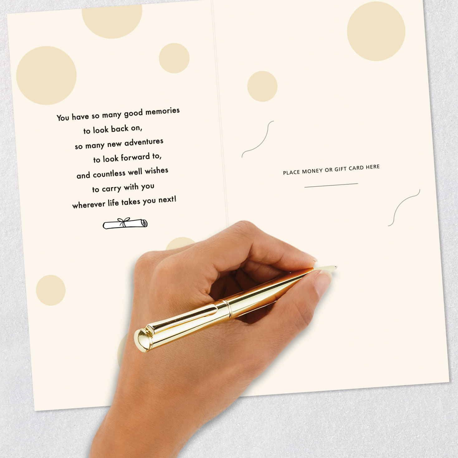 Tassel and Polka Dots Graduation Gift Card Holder  image number 7