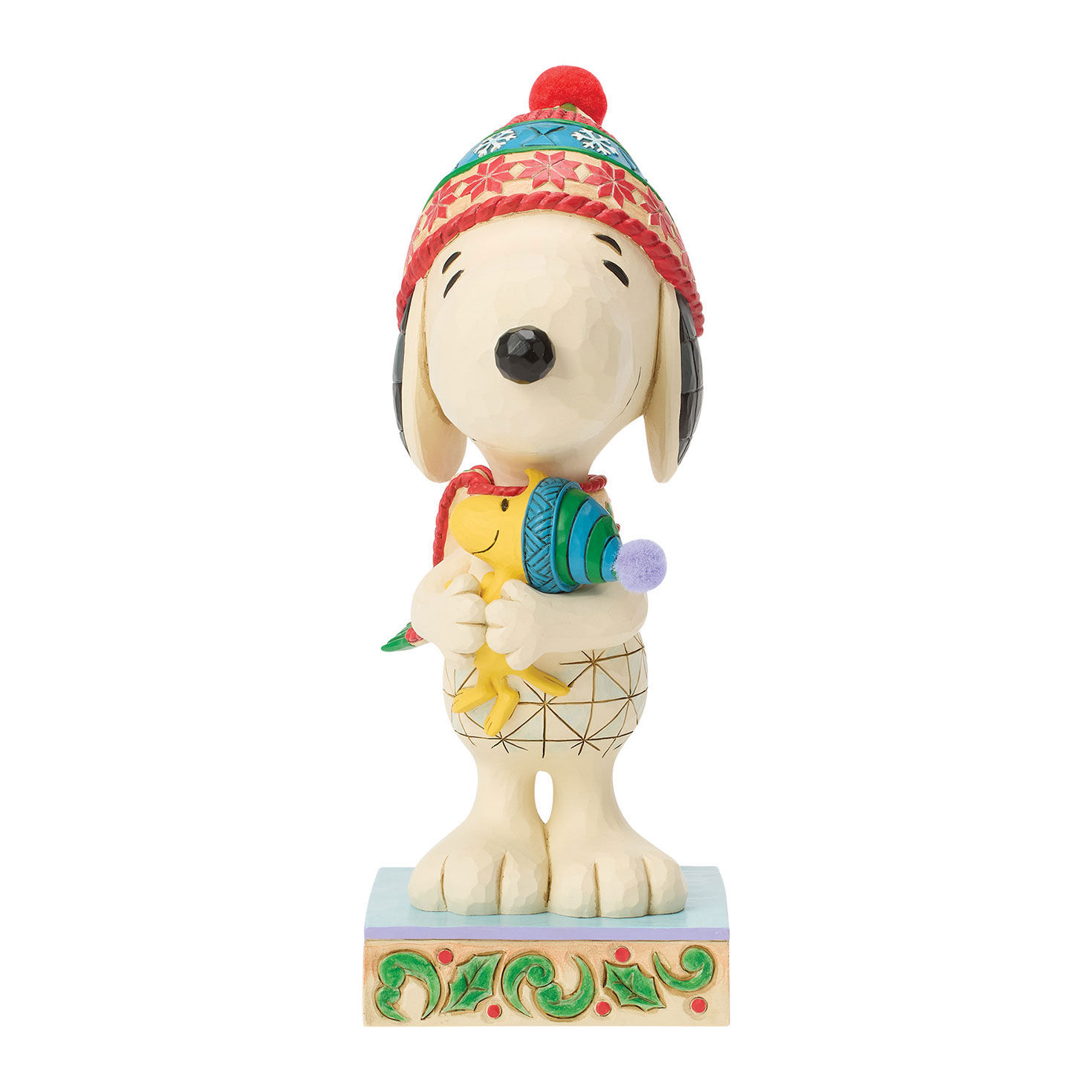 Jim Shore Snoopy and Woodstock Hugging Statue side image number 3