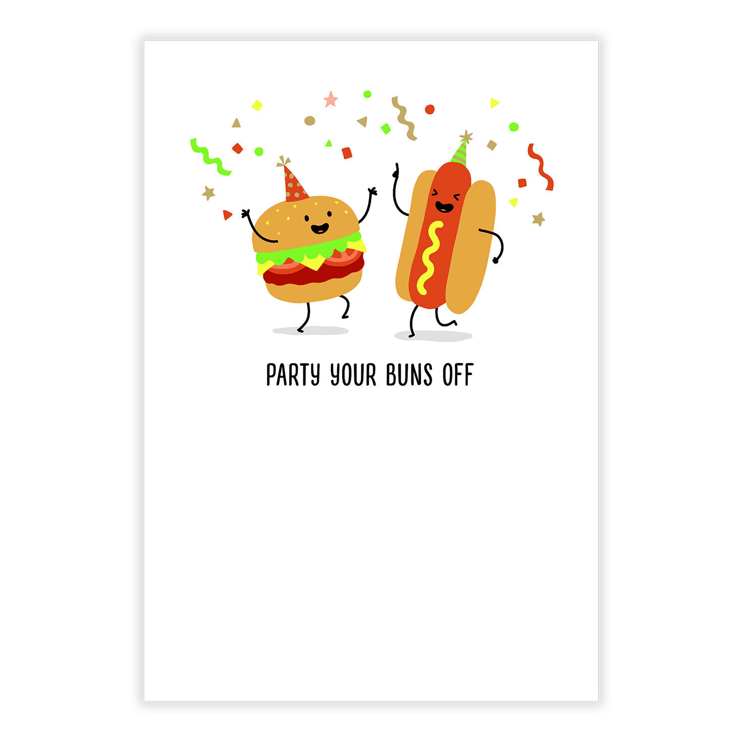 Party Your Buns Off Funny Birthday eCard, , large image number 2