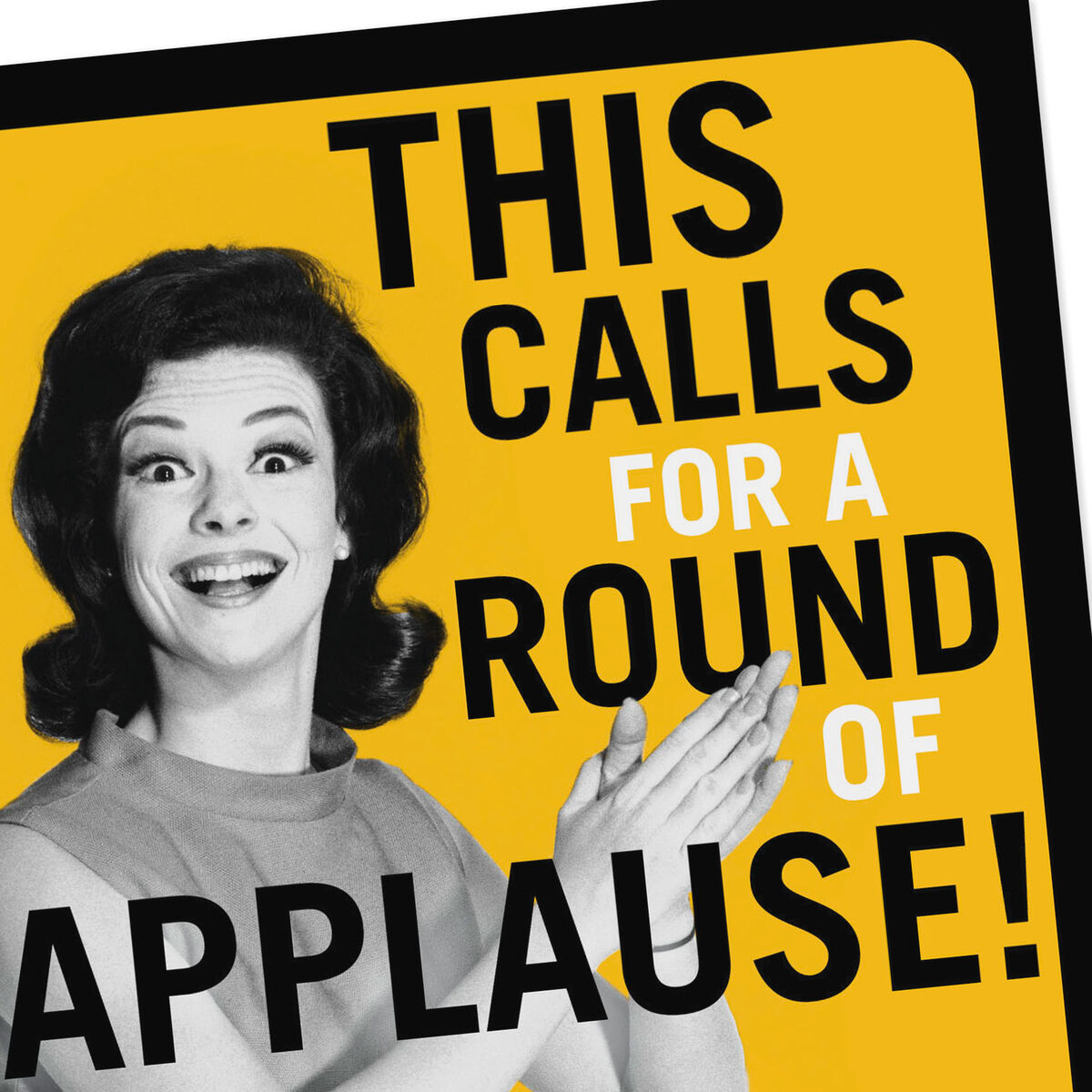 A Round of Applause Funny Congratulations Card Greeting Cards Hallmark