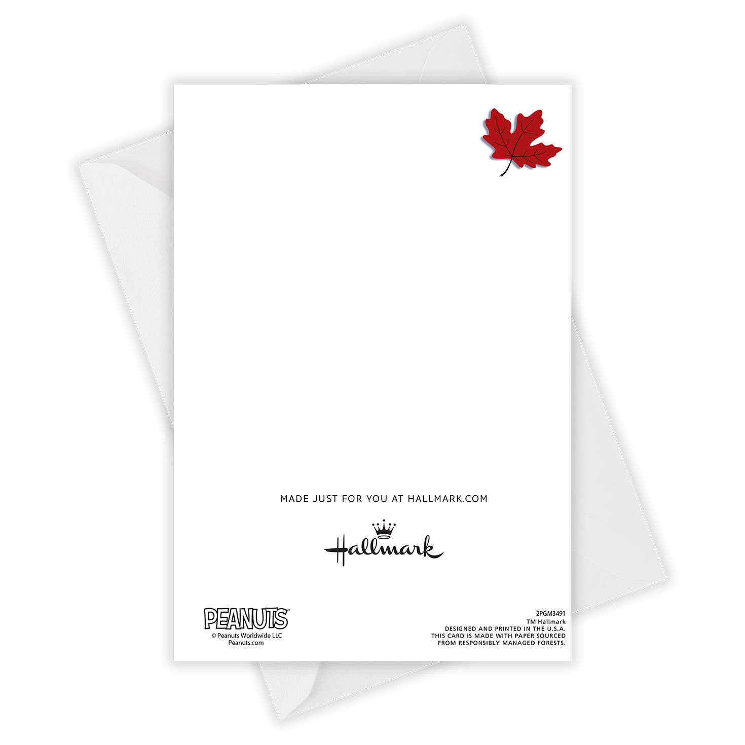 Peanuts® Snoopy With Pie Custom Thanksgiving Card - Greeting