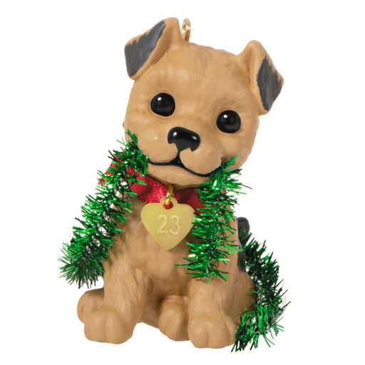 Puppy Love Terrier 2023 Ornament, 