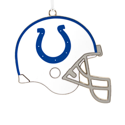 NFL Indianapolis Colts Football Helmet Metal Hallmark Ornament, 