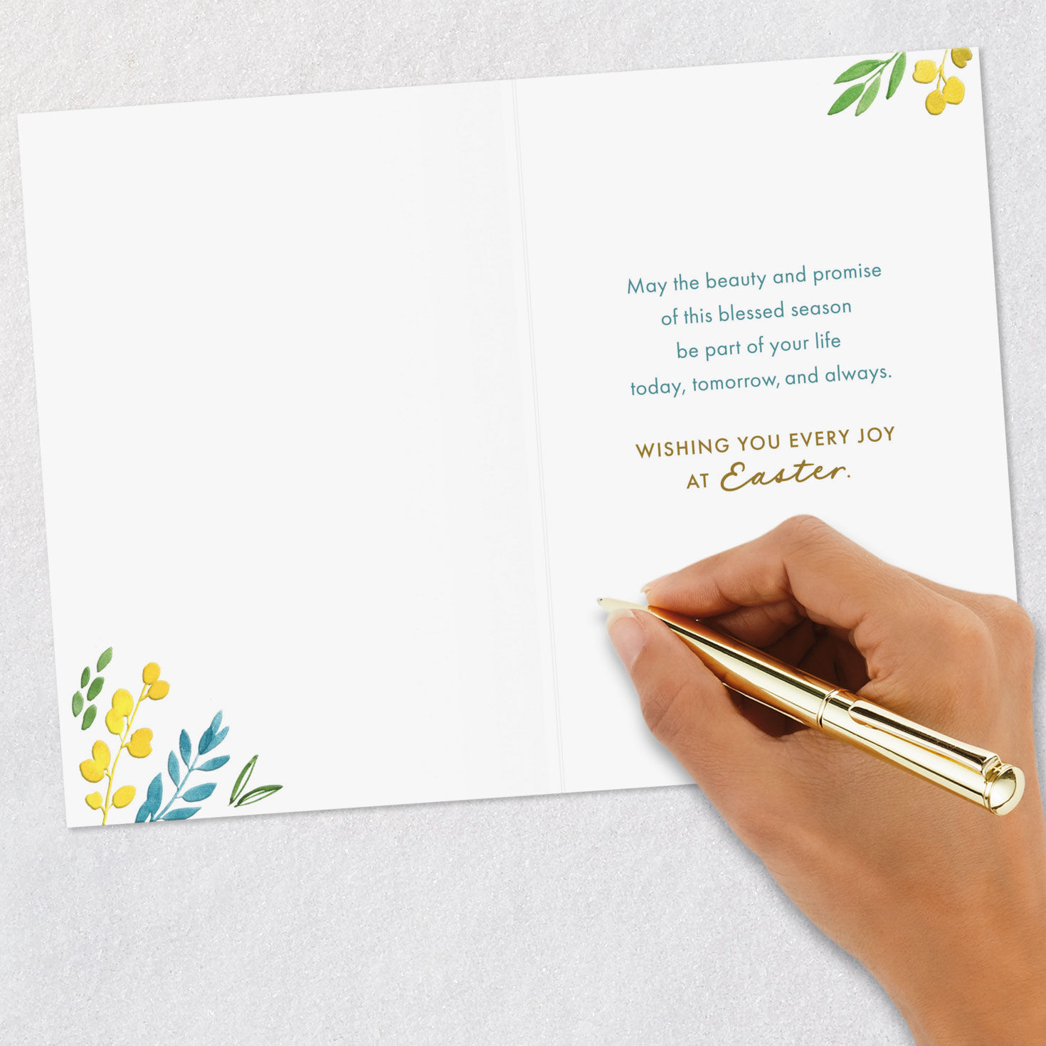 Rejoice Floral Cross Easter Card, , large image number 6