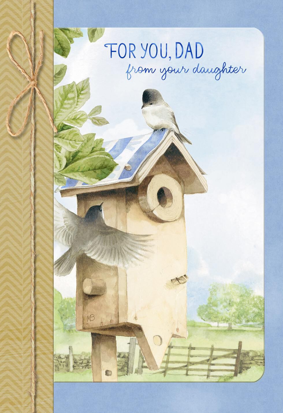 Marjolein Bastin Birdhouse Father's Day Card From Daughter