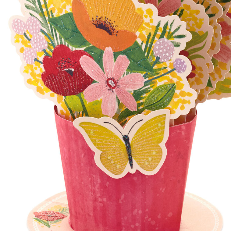 Beautiful You Flower Bouquet 3D Pop-Up Card, , large image number 4