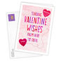 Personalized Distance Hearts & Map Valentine’s Day Card  image number 2