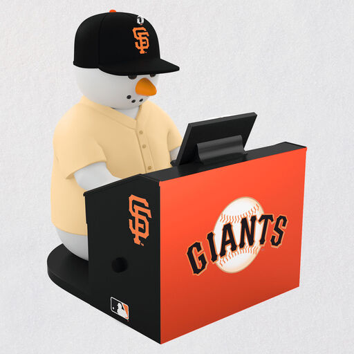 MLB San Francisco Giants™ Snowman at Organ Musical Ornament, 