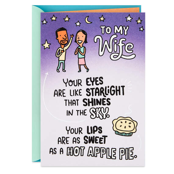 Love You Poem Funny Birthday Card for Wife