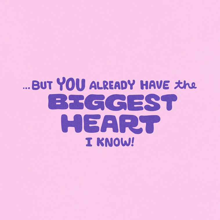 Great Big Heart Funny Sweetest Day Card, , large image number 2