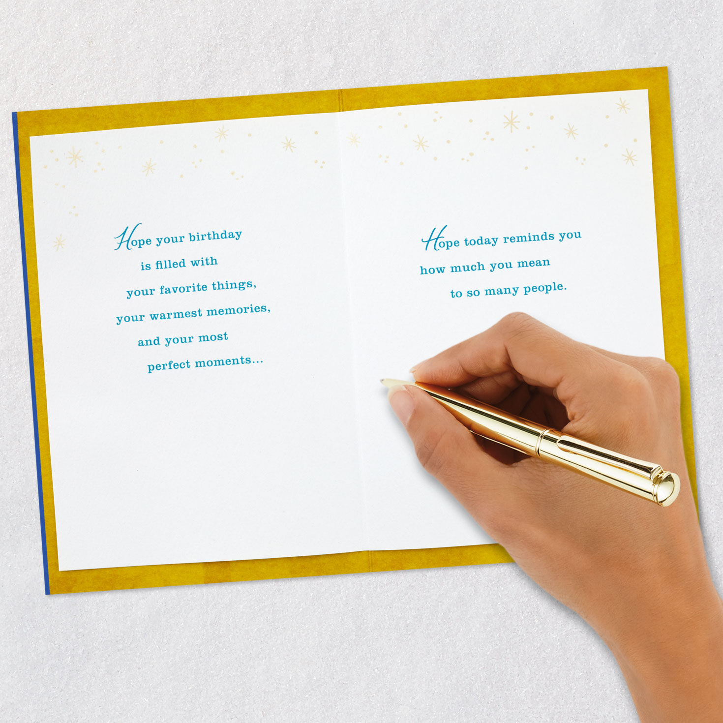 Bright Candles Birthday Card Signing card image number 7
