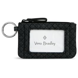 Vera Bradley Iconic Zip ID Case in Denim Navy, Vera Bradley Iconic Zip ID Case in Denim Navy, , large