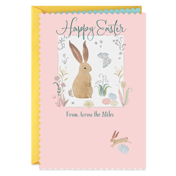 No Matter the Distance Bunny Easter Card
