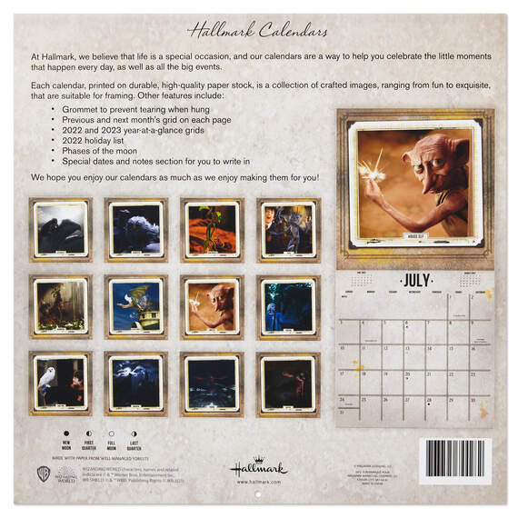 Harry Potter™ and Fantastic Beasts™ Creatures of the Wizarding World™ 2022 Wall Calendar, 12-Month, , large image number 3