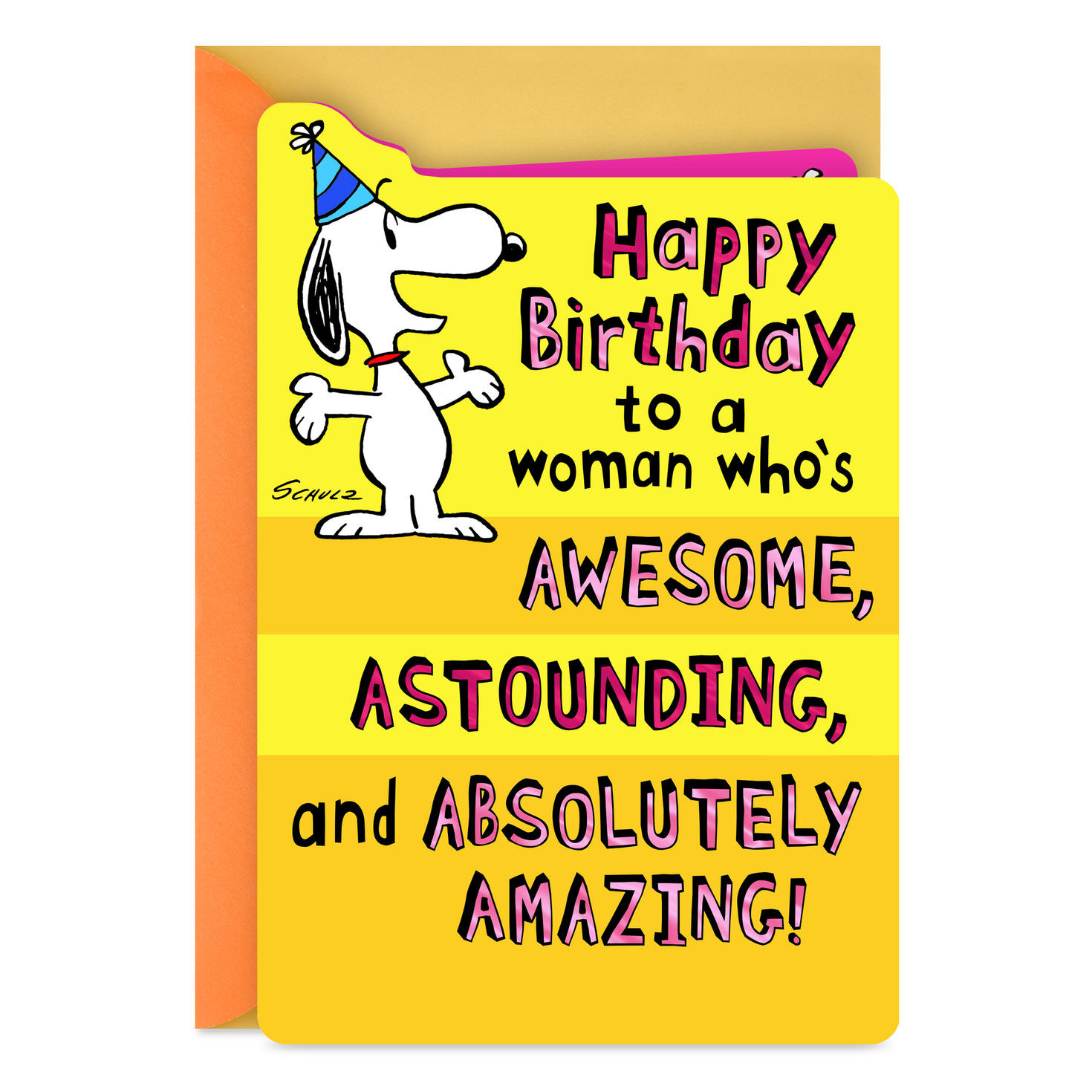 Peanuts® Snoopy Absolutely Amazing Pop-Up Birthday Card for Her