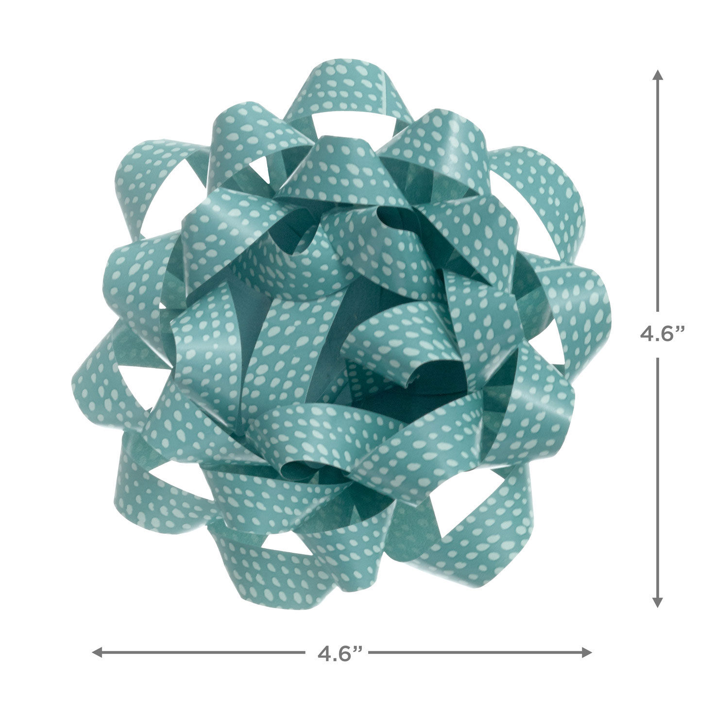 4.6" Sage Green Paper Gift Bow, Sage Green, large image number 3