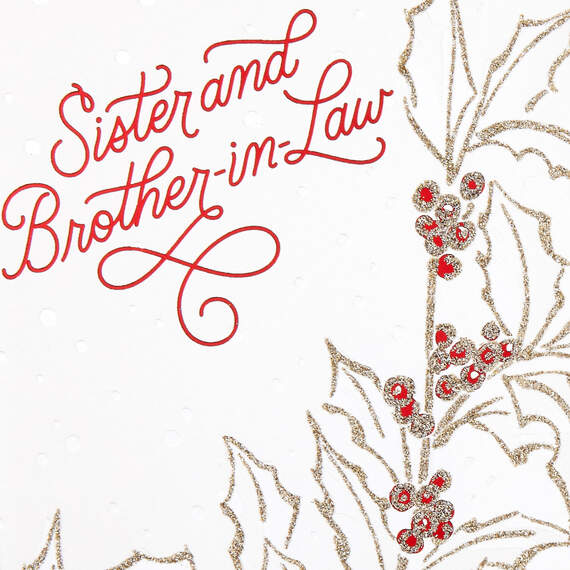 The Love We Share Christmas Card for Sister and Brother-in-Law, , large image number 4