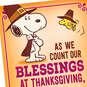 Peanuts® Snoopy and Woodstock Grateful Pilgrims Thanksgiving Card, , large image number 4