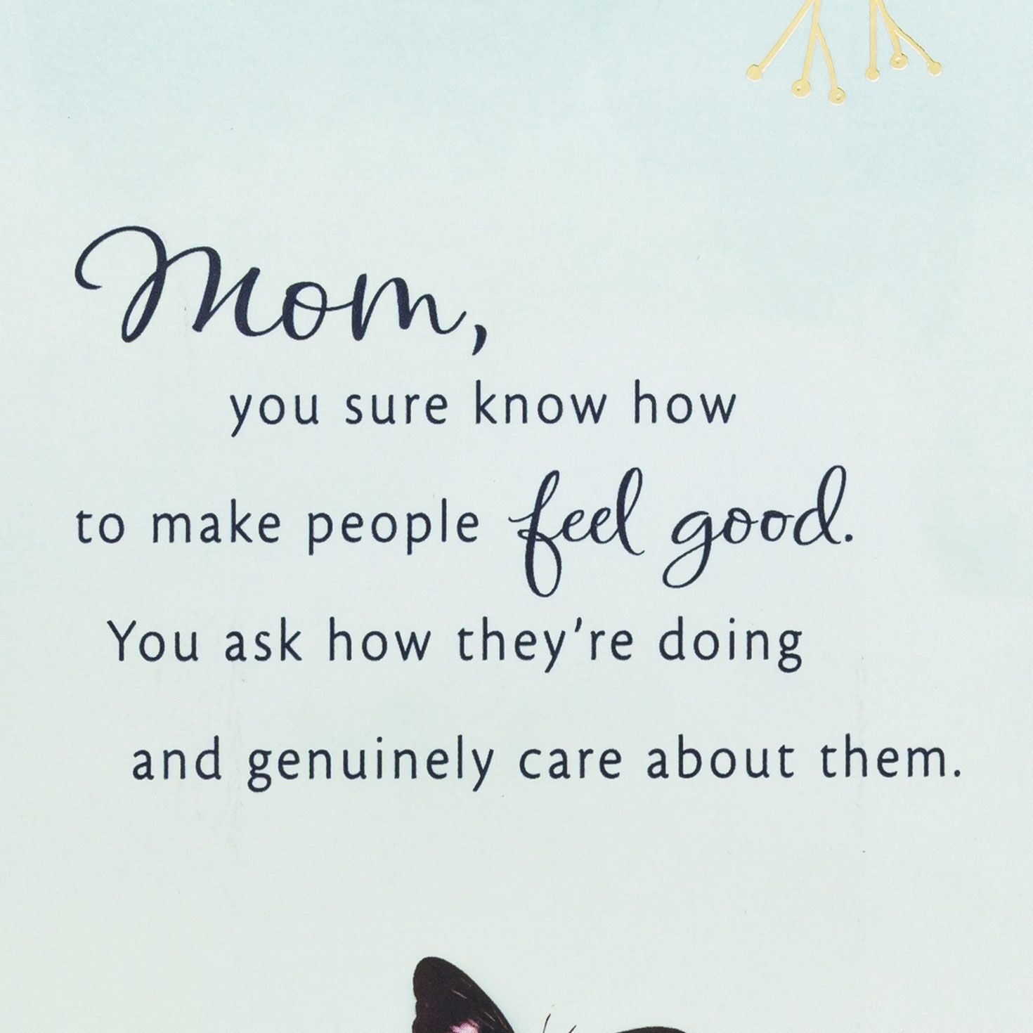 Butterflies Birthday Card for Mom Sentiment image number 2