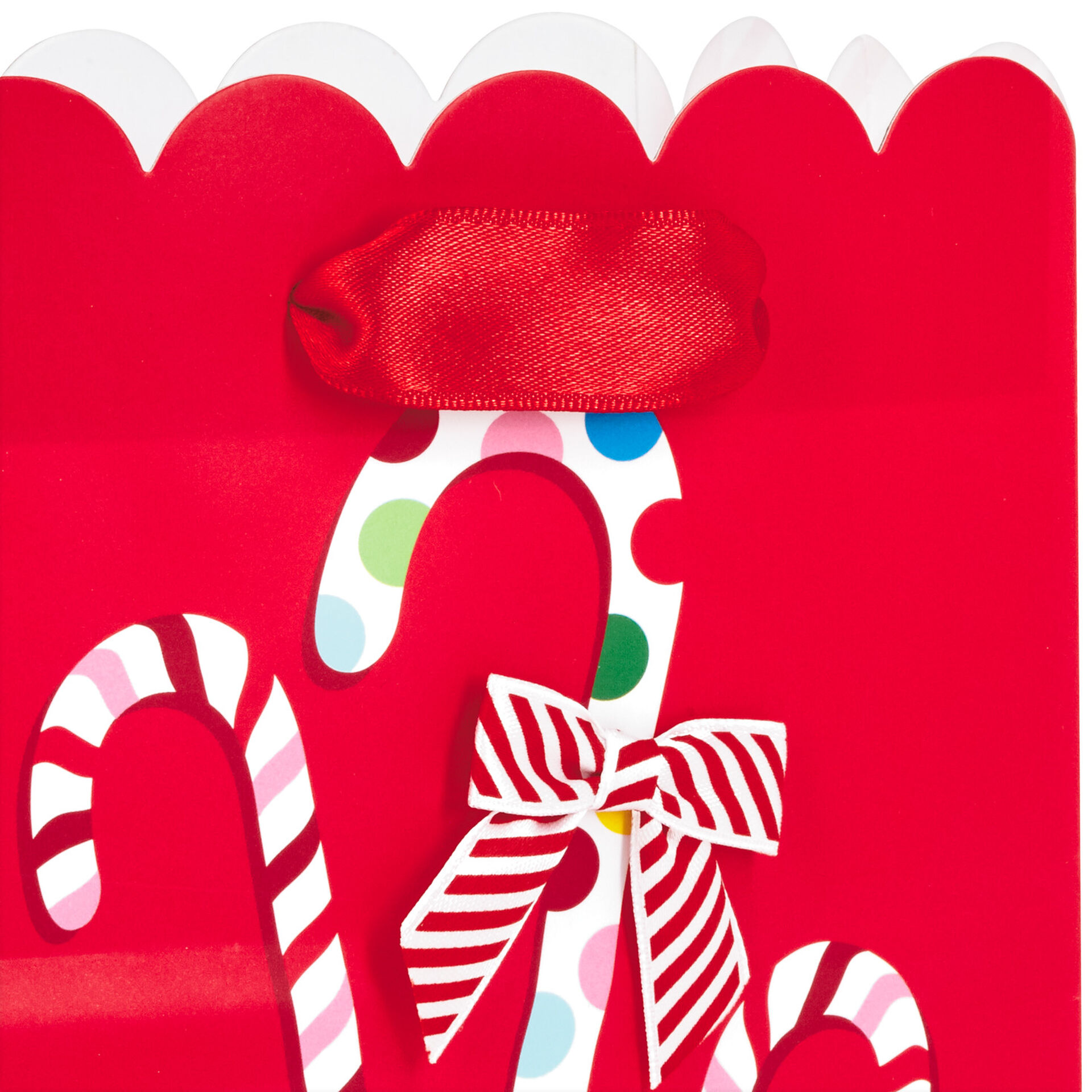6.5" Candy Cane Christmas Gift Bag Gift Bags Hallmark