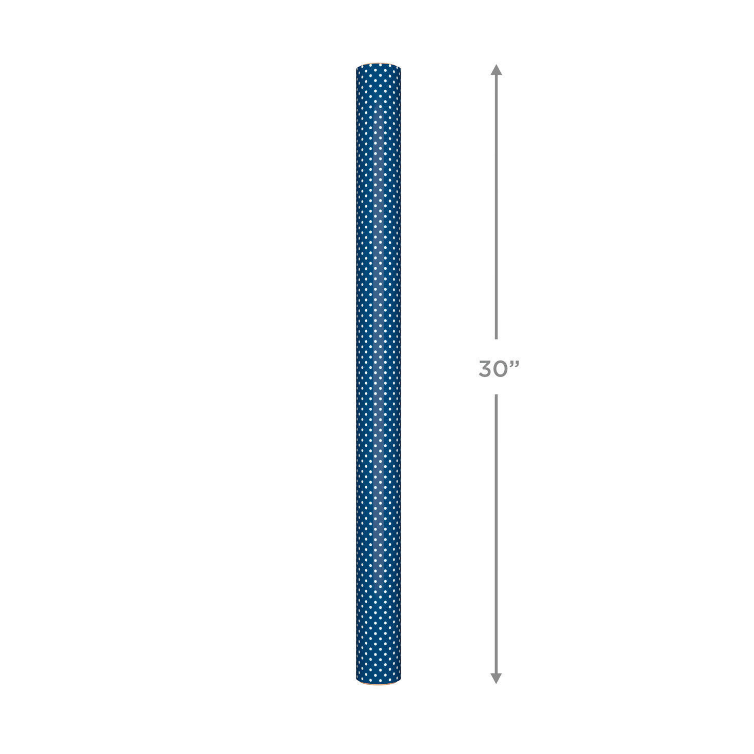 Navy/White Dots Reversible Wrapping Paper Roll, 20 sq. ft. for only USD 4.99 | Hallmark