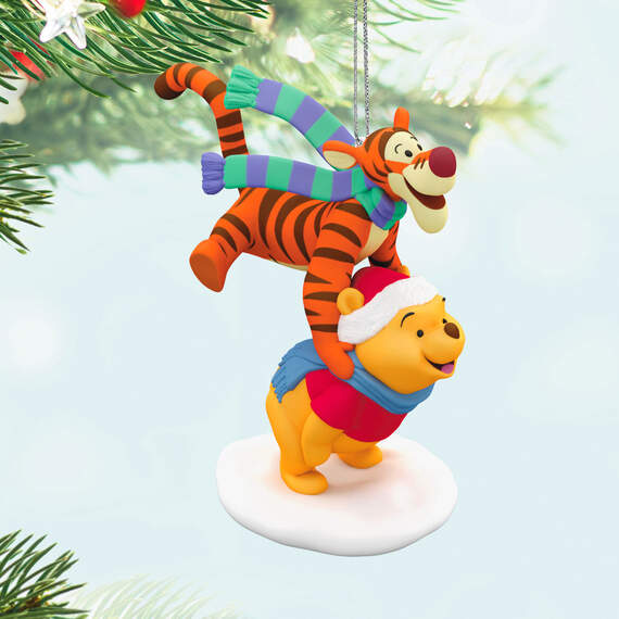 Disney Winnie the Pooh Leapfrogging Friends Ornament, , large image number 2