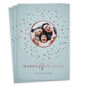 Elegant Burst Flat New Year Photo Card, , large image number 1