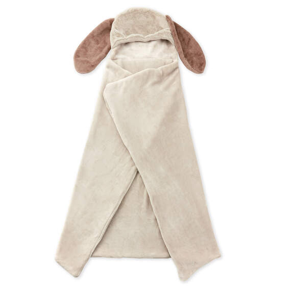 Baby Bunny Hooded Blanket With Pockets, , large image number 3