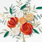 Quilled Flowers Signature Wedding Card Card Front Detail image number 4
