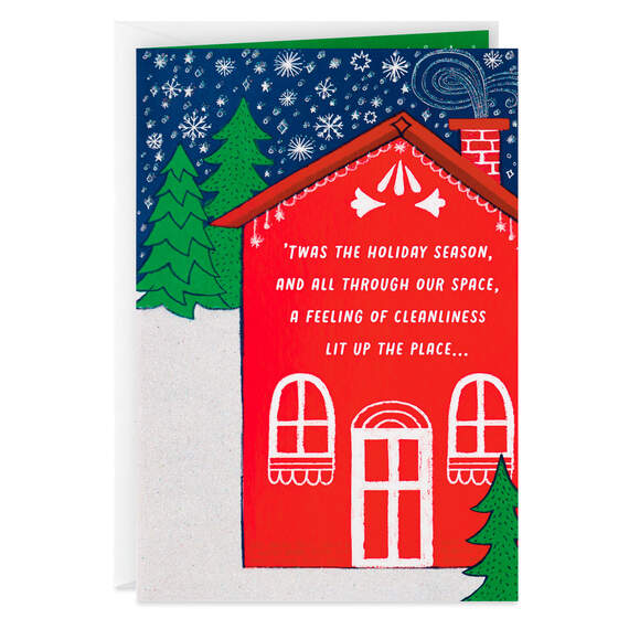 Thanks for Your Great Work Holiday Card for Housekeeper, , large image number 1