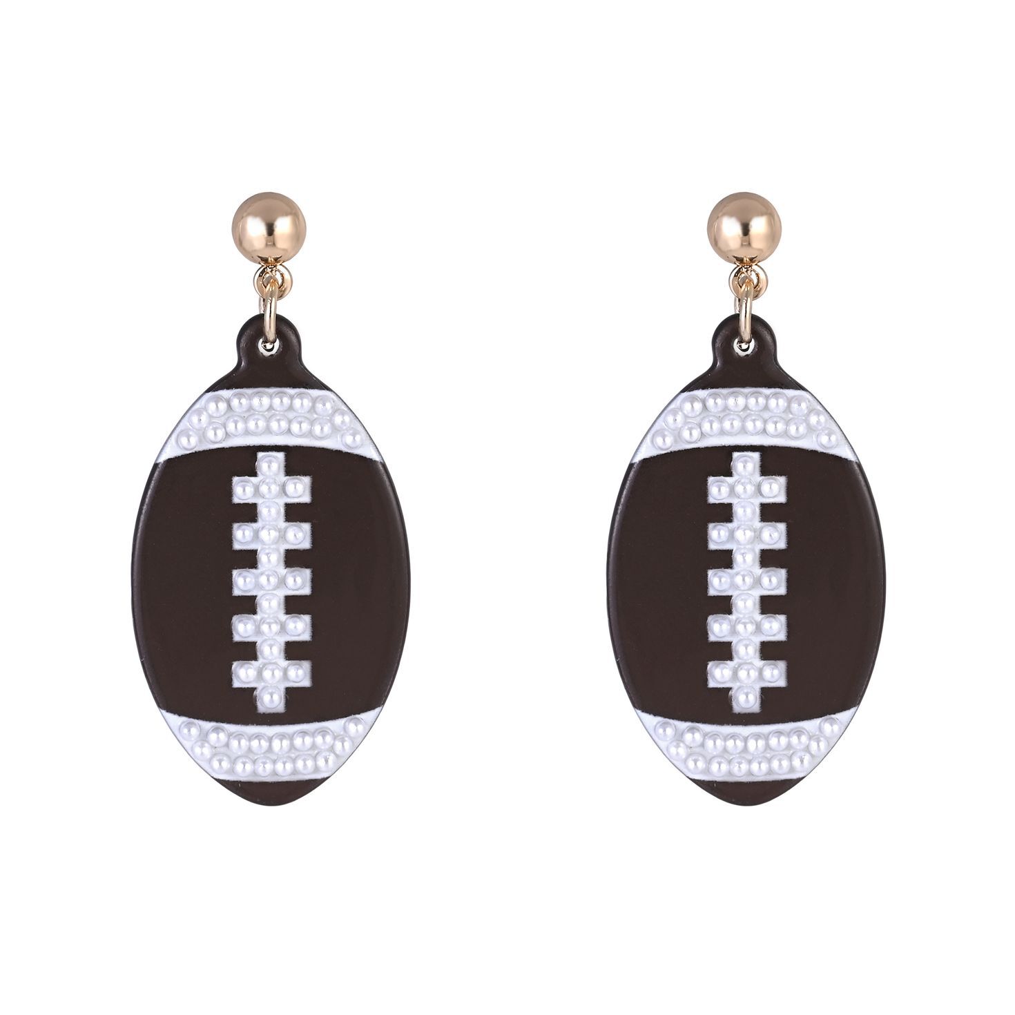 Game Day Football Earrings front image number 3