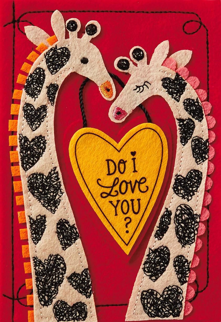 Giraffe Love Valentine's Day Card for Special Someone