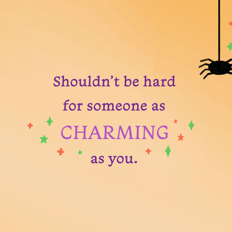 Crystal Ball and Black Cat Halloween Card Sentiment image number 2