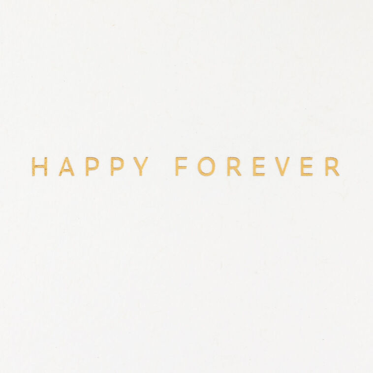 Happy Forever Wedding Day Card, , large image number 2