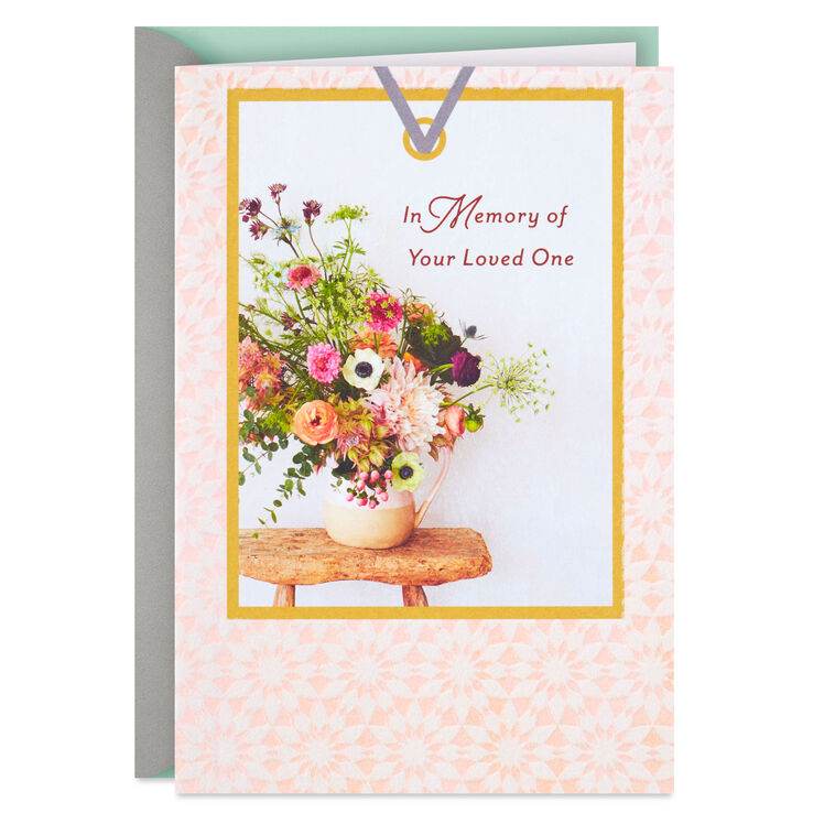 The Lord Is With You Religious Sympathy Card for Loss of Loved One