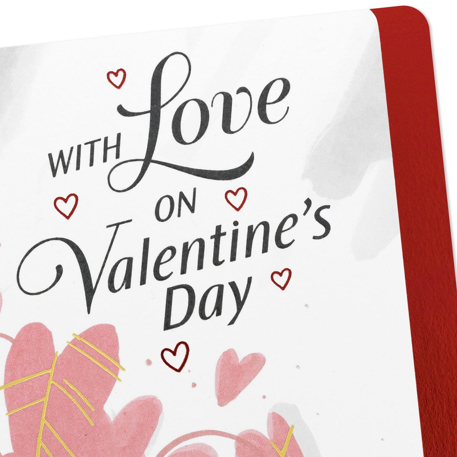 Pink Monstera Plant Friend Valentine's Day Card Card Front Detail image number 4