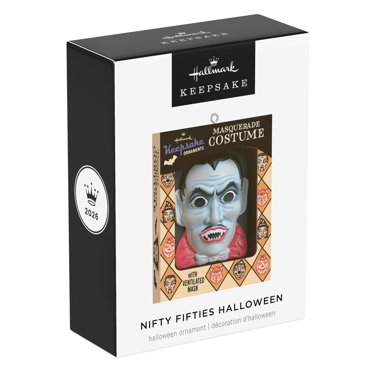 Masquerade Costume Vintage Keepsake Ornament Package Front image number 5