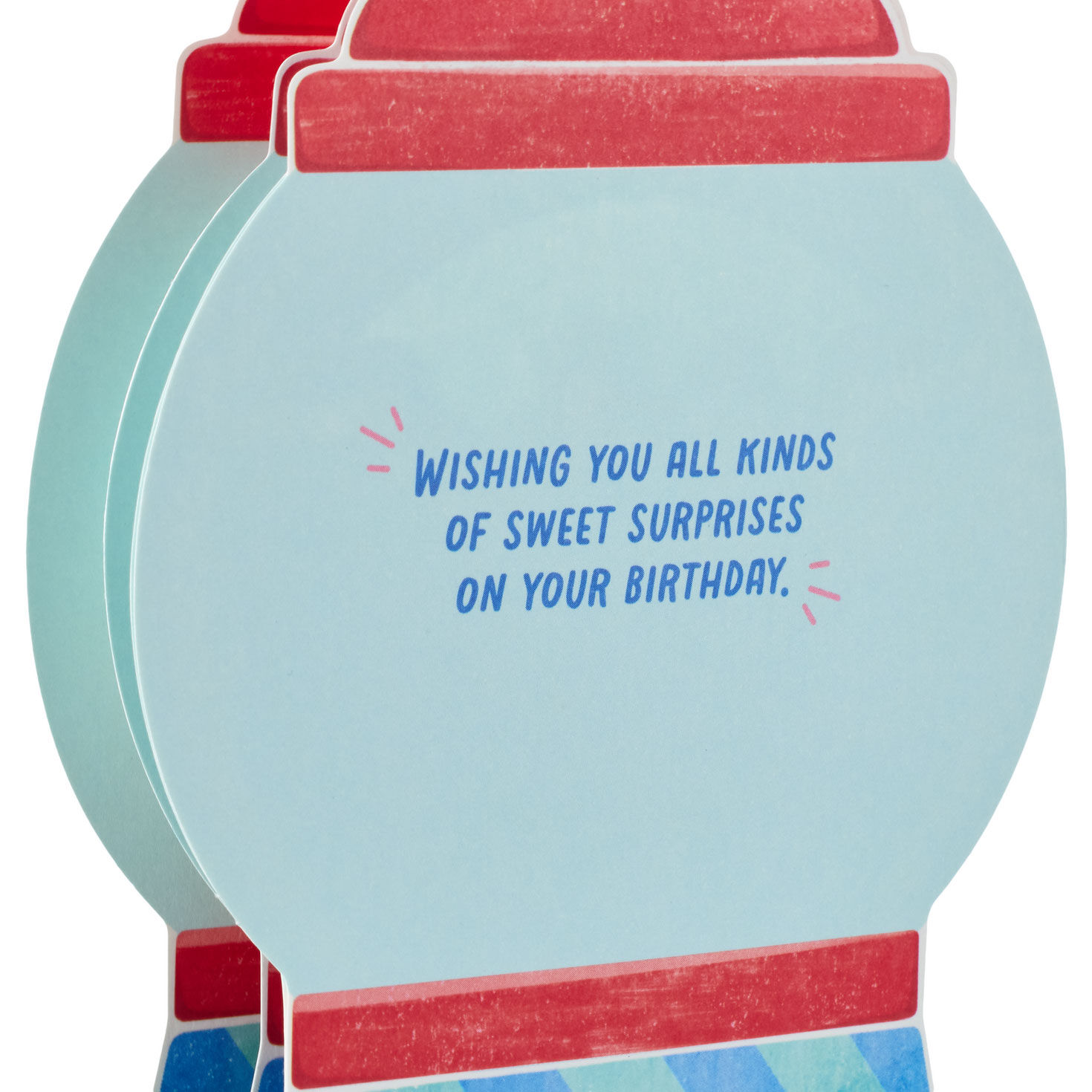 Musical 3D Pop-up Gumball Machine Birthday Card Sentiment image number 3