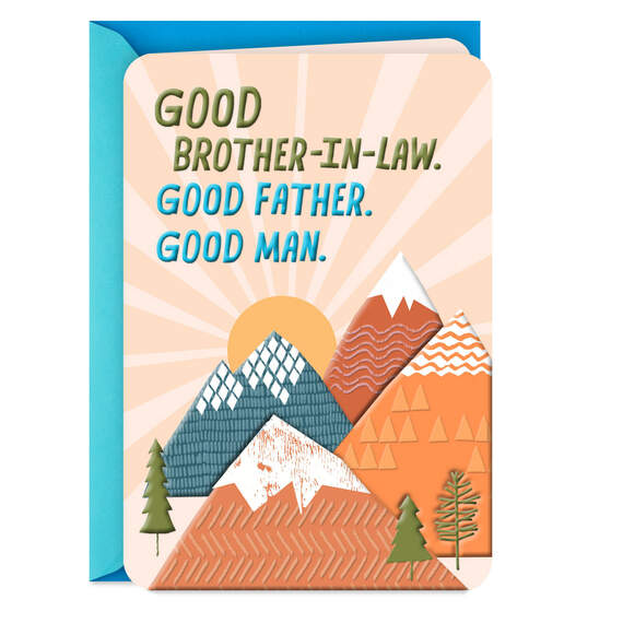 All-Around Good Father's Day Card for Brother-in-Law, , large image number 1