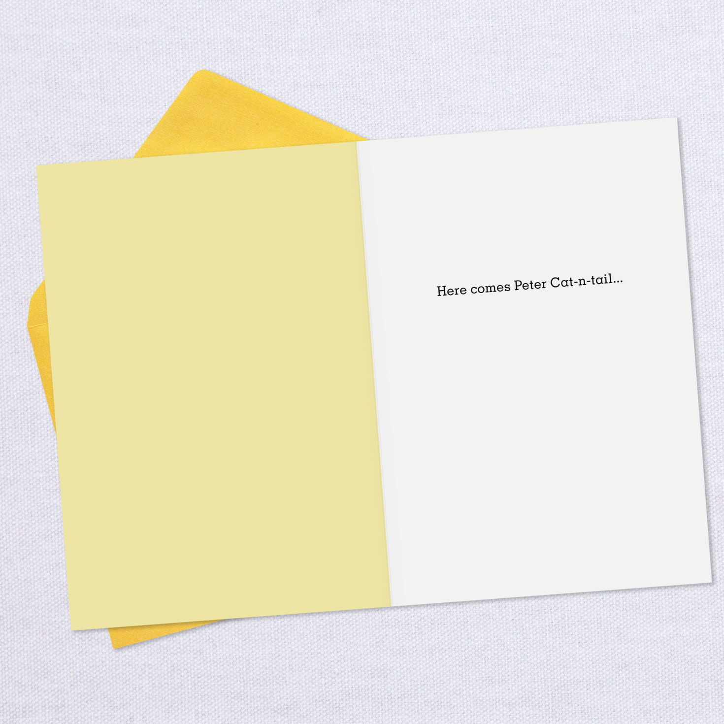 Peter Cat-n-tail Funny Easter Card, , large image number 3