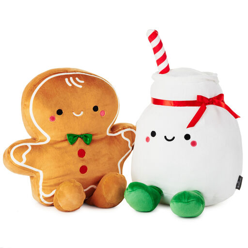 Large Better Together Gingerbread and Milk Magnetic Plush, 18", 