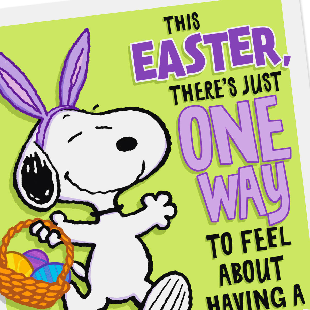 Peanuts® Snoopy Easter Card For Nephew Greeting Cards Hallmark