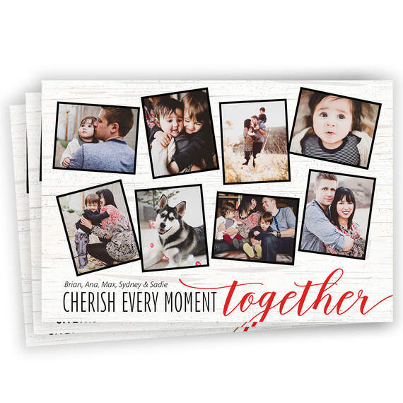 Cherish Togetherness Flat Holiday Photo Card