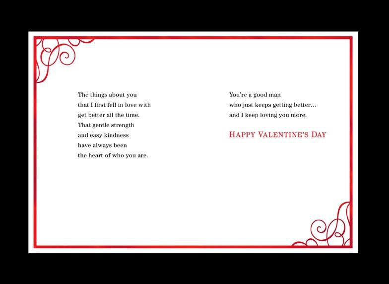 The Man I Love Valentine's Card