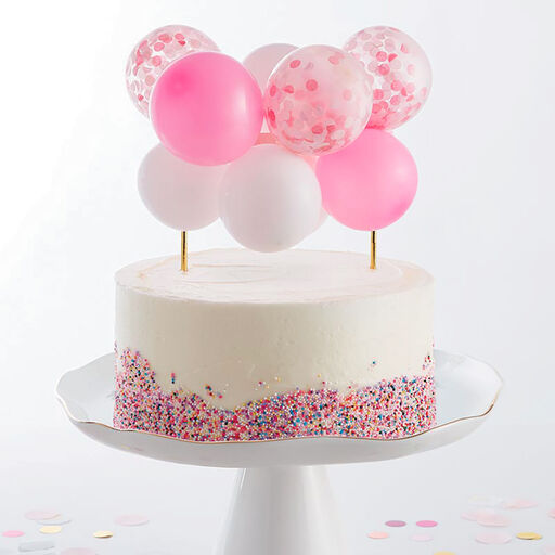 Mini Balloon Banner Cake Topper, 10" H, 