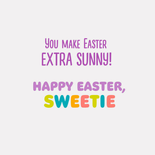Sweeter Than a Chocolate Bunny Easter Card, 