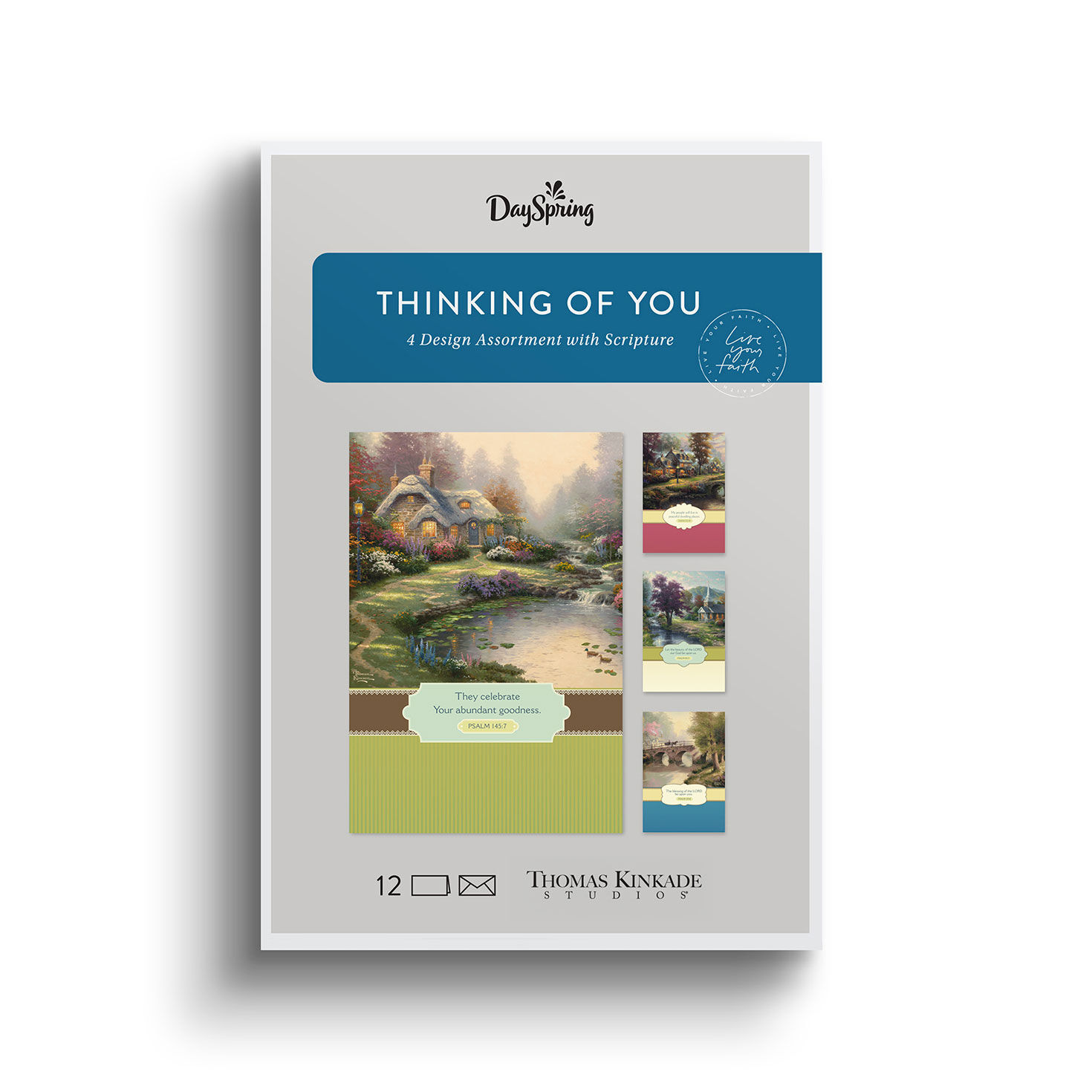 Thomas Kinkade Thinking of You Cards Assortment package front image number 2