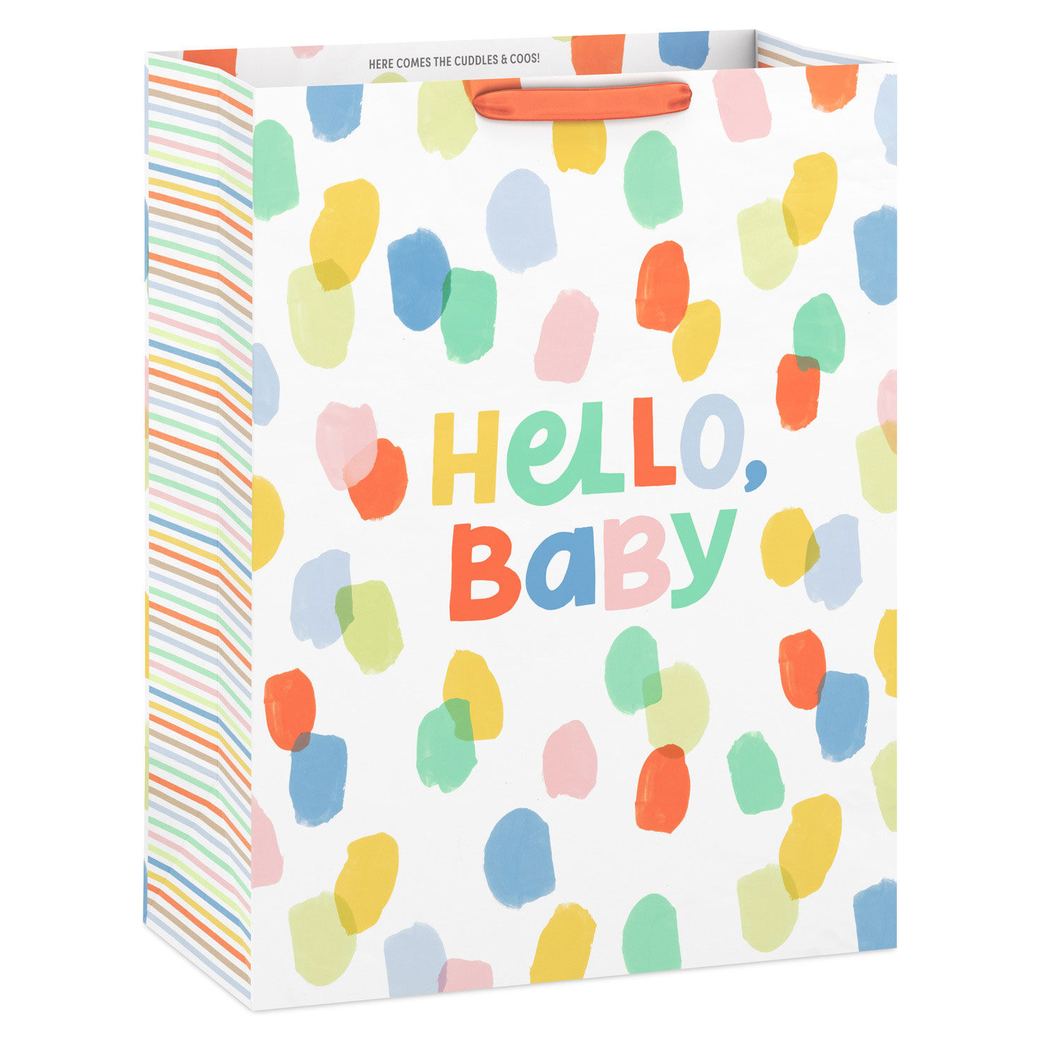 20" Hello Baby and Painted Dots Jumbo Gift Bag