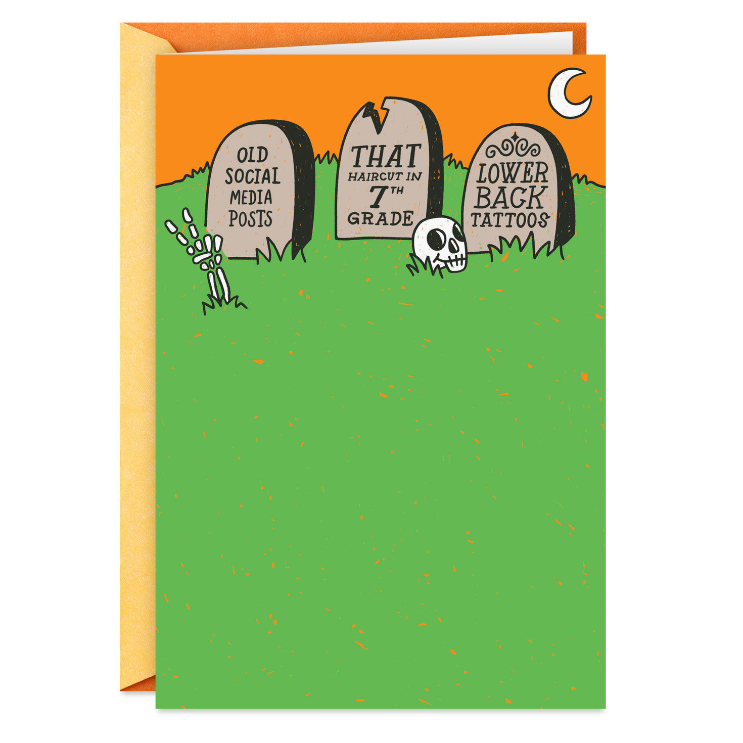 May Nothing Frightful Haunt You Funny Halloween Card