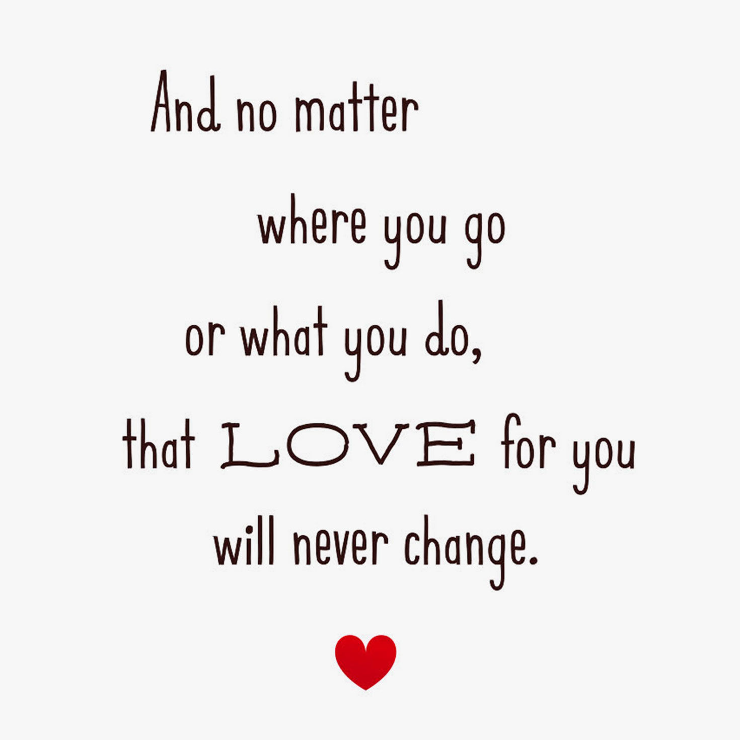 The Love for You Will Never Change Card for Son for only USD 2.99 | Hallmark